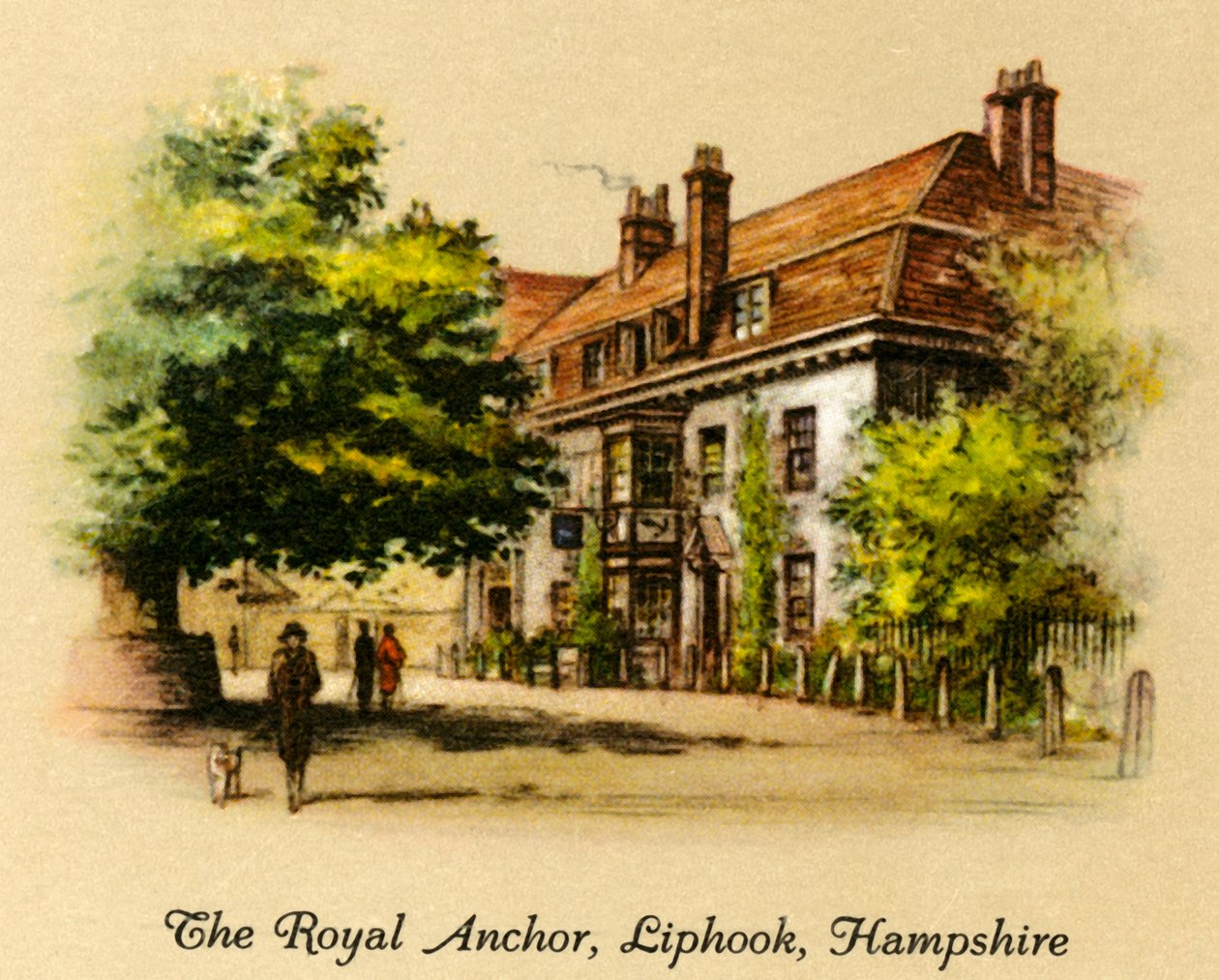 The Royal Anchor, Liphook, Hampshire, 1936. af Unbekannt