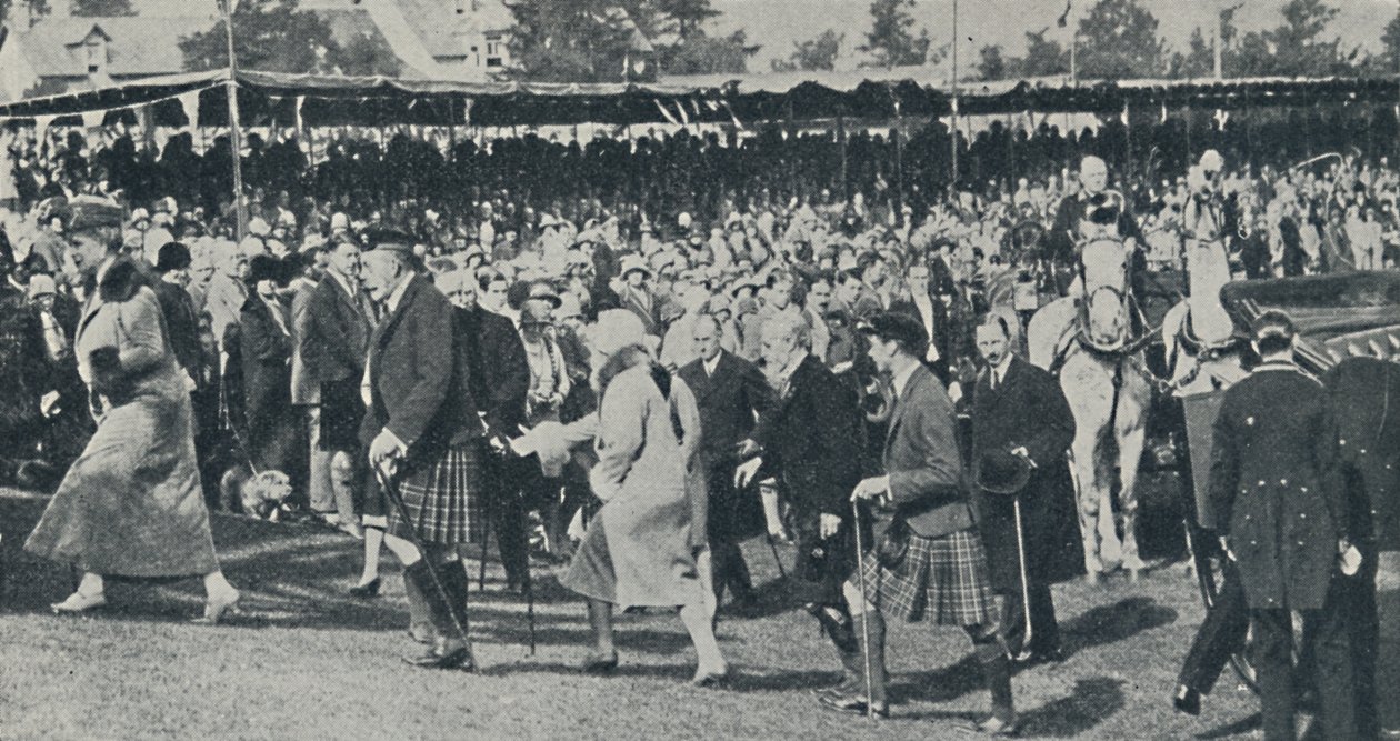 Den kongelige familie i Skotland, c1930, 1937. af Unbekannt
