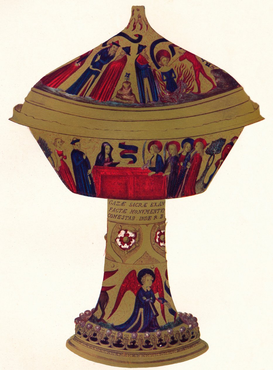 The Royal Gold Cup, c1370, 1904. af Unbekannt