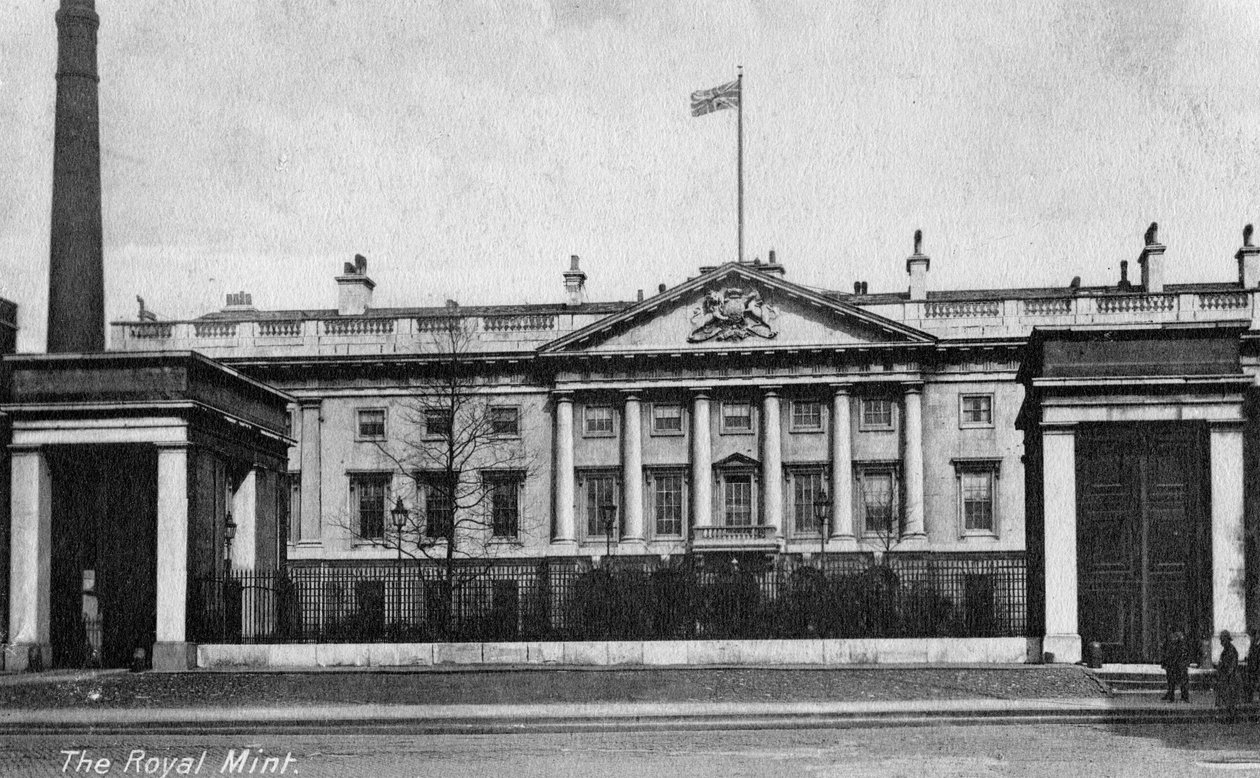 The Royal Mint, Tower Hill, London, begyndelsen af det 20. århundrede af Unbekannt