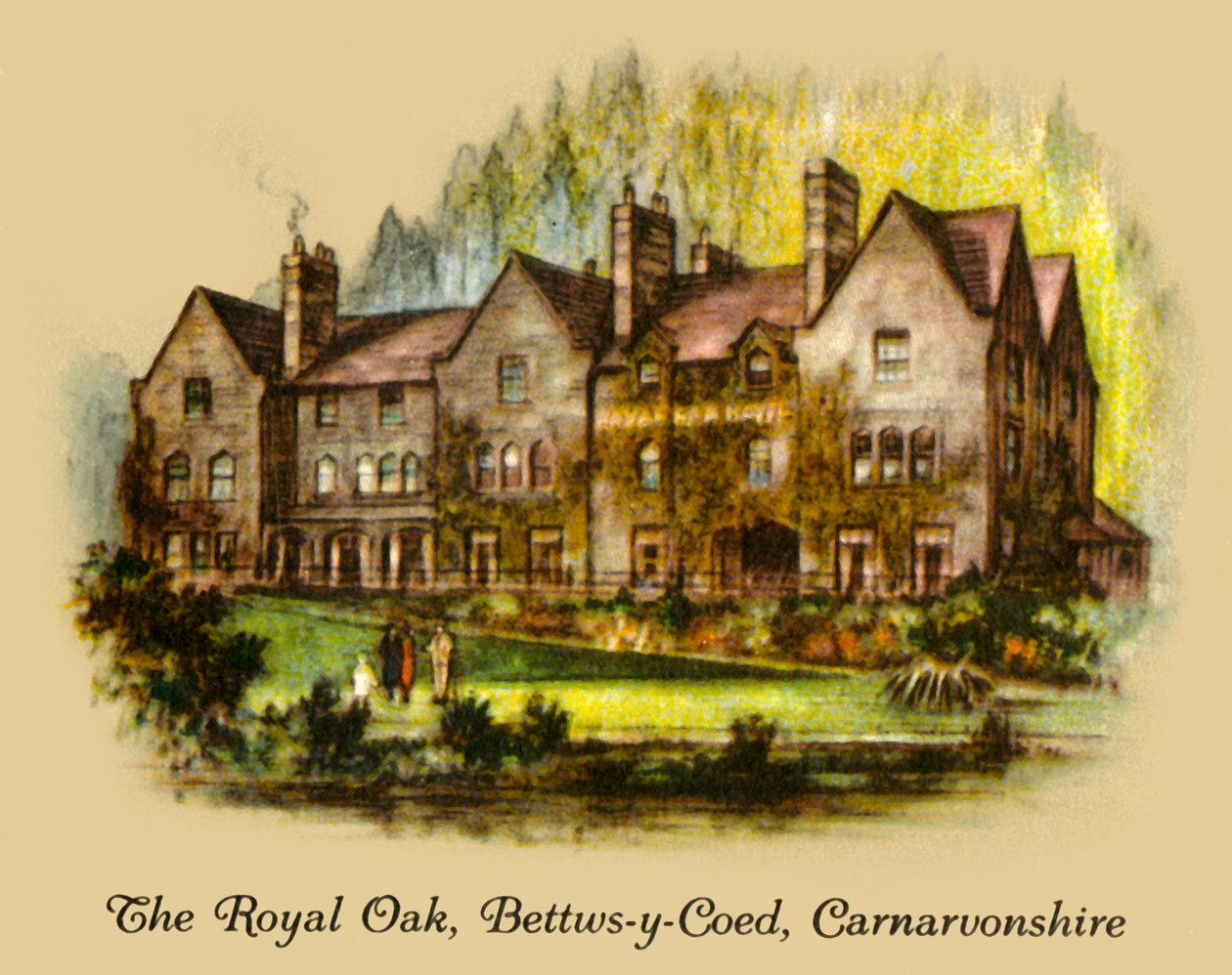 The Royal Oak, Bettws-y-Coed, Carnavonshire, 1936. af Unbekannt