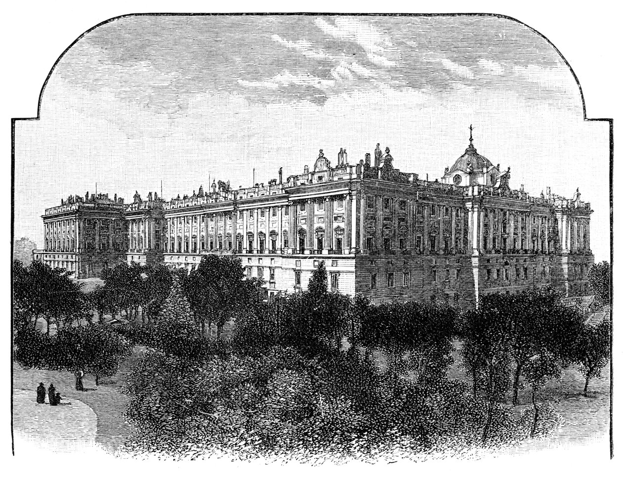 Det kongelige palads, Madrid, Spanien, 1900 af Unbekannt