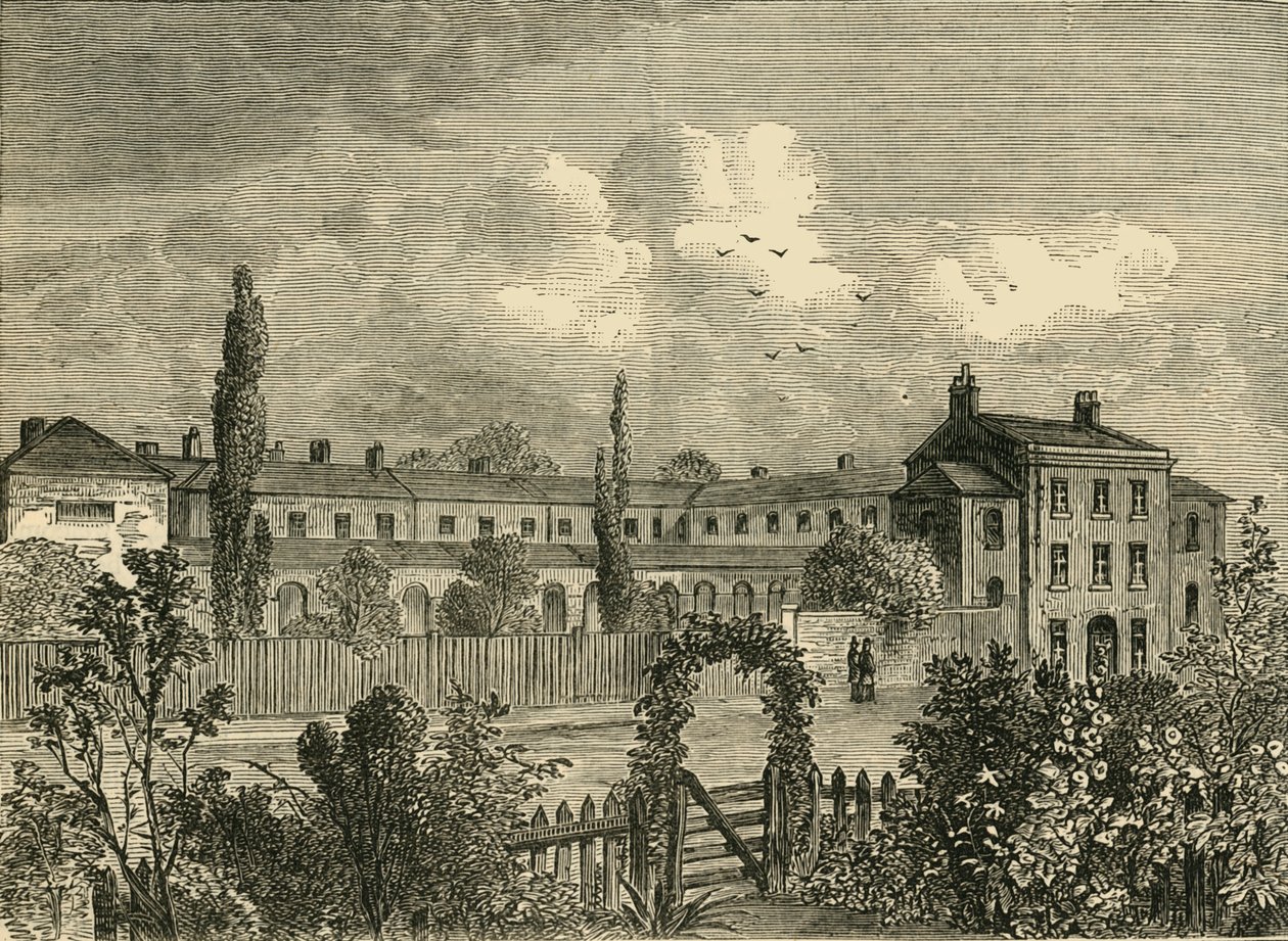 Den Kongelige Veterinærhøjskole, 1825, c1876. af Unbekannt