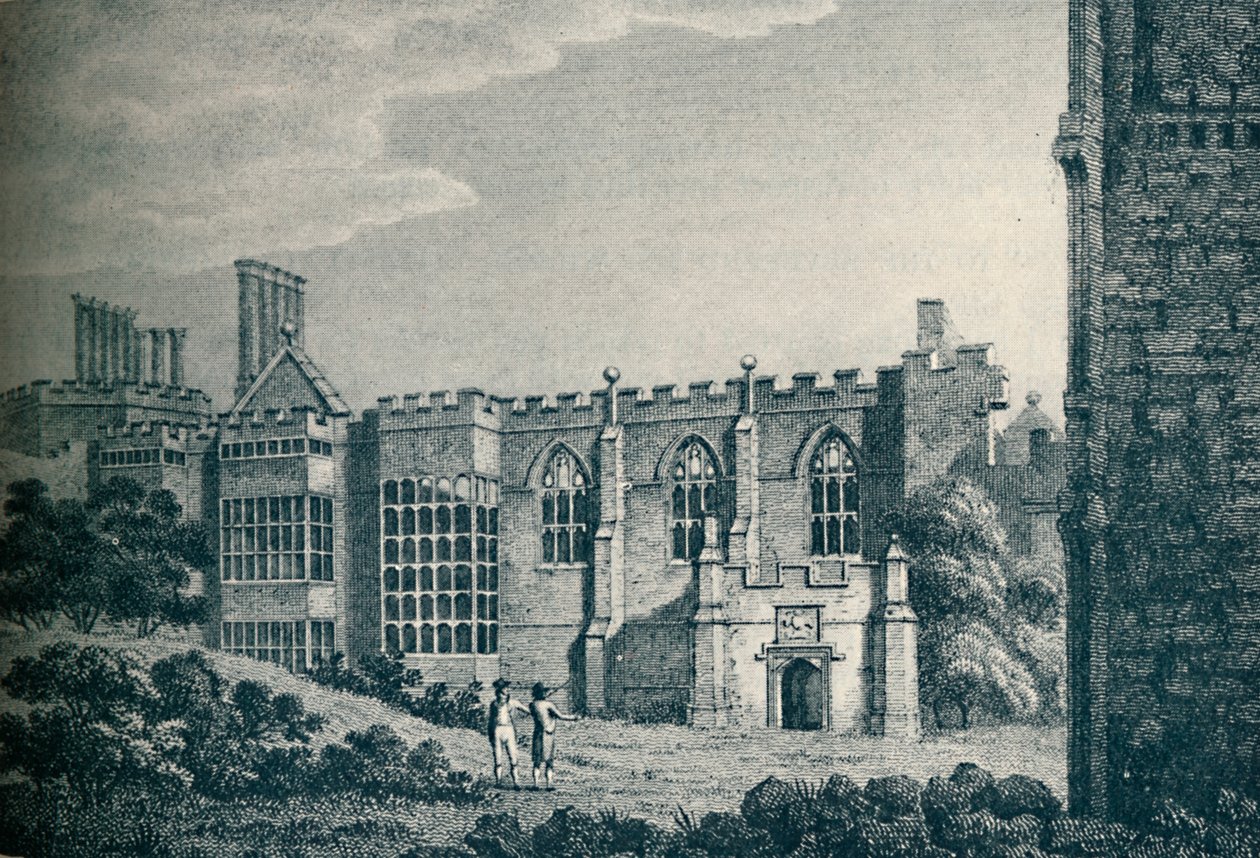 Ruinerne af Cowdray House, nær Midhurst, Sussex, 1907 af Unbekannt