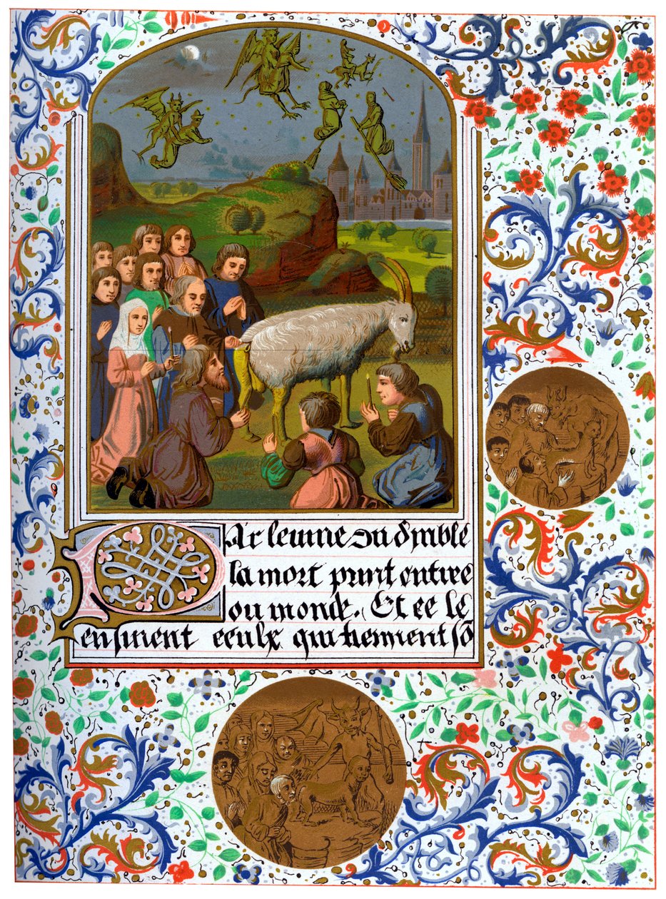 Sabbatten i Vaudois, Frankrig, c1200-tallet 1849 af Unbekannt