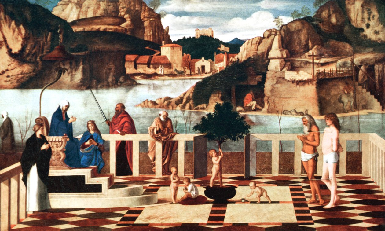 Den hellige allegori, 1490-1500, 1925 af Unbekannt