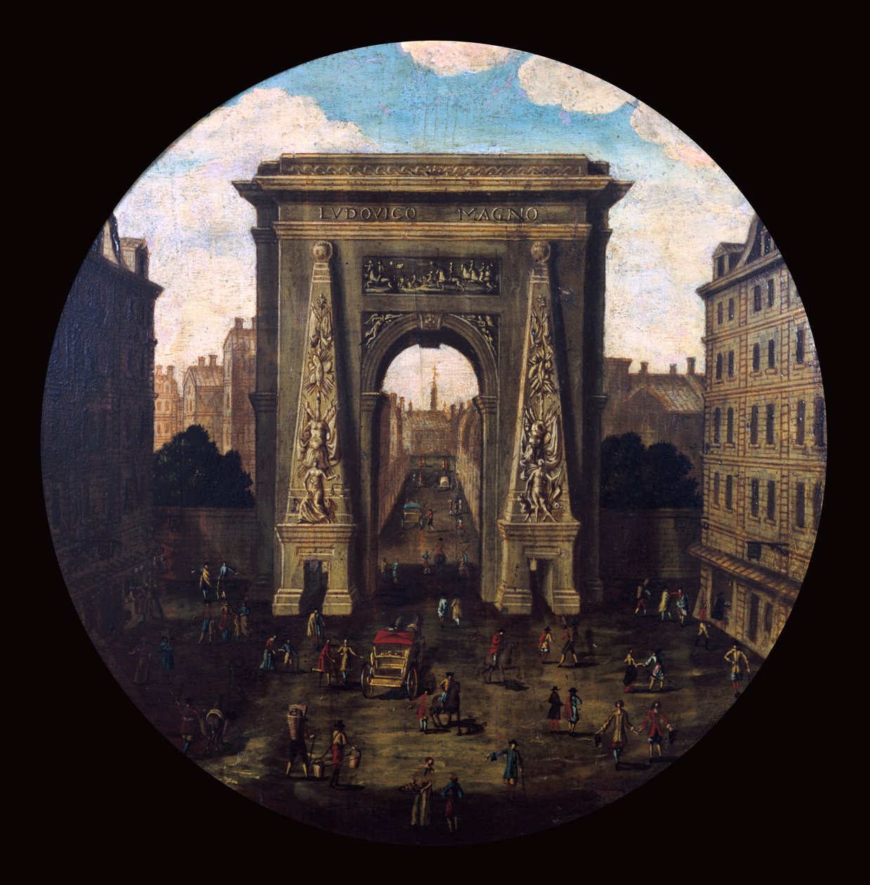 Saint-Denis-porten, Paris, 1600-tallet af Unbekannt