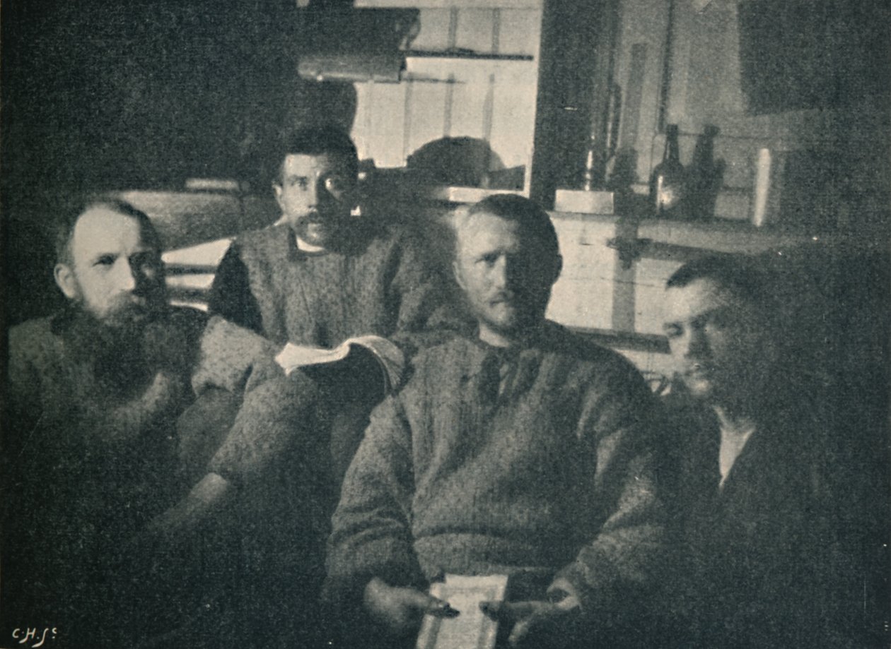 Salonen blev omdannet til en læsesal, 1893-1896, 1897 af Unbekannt