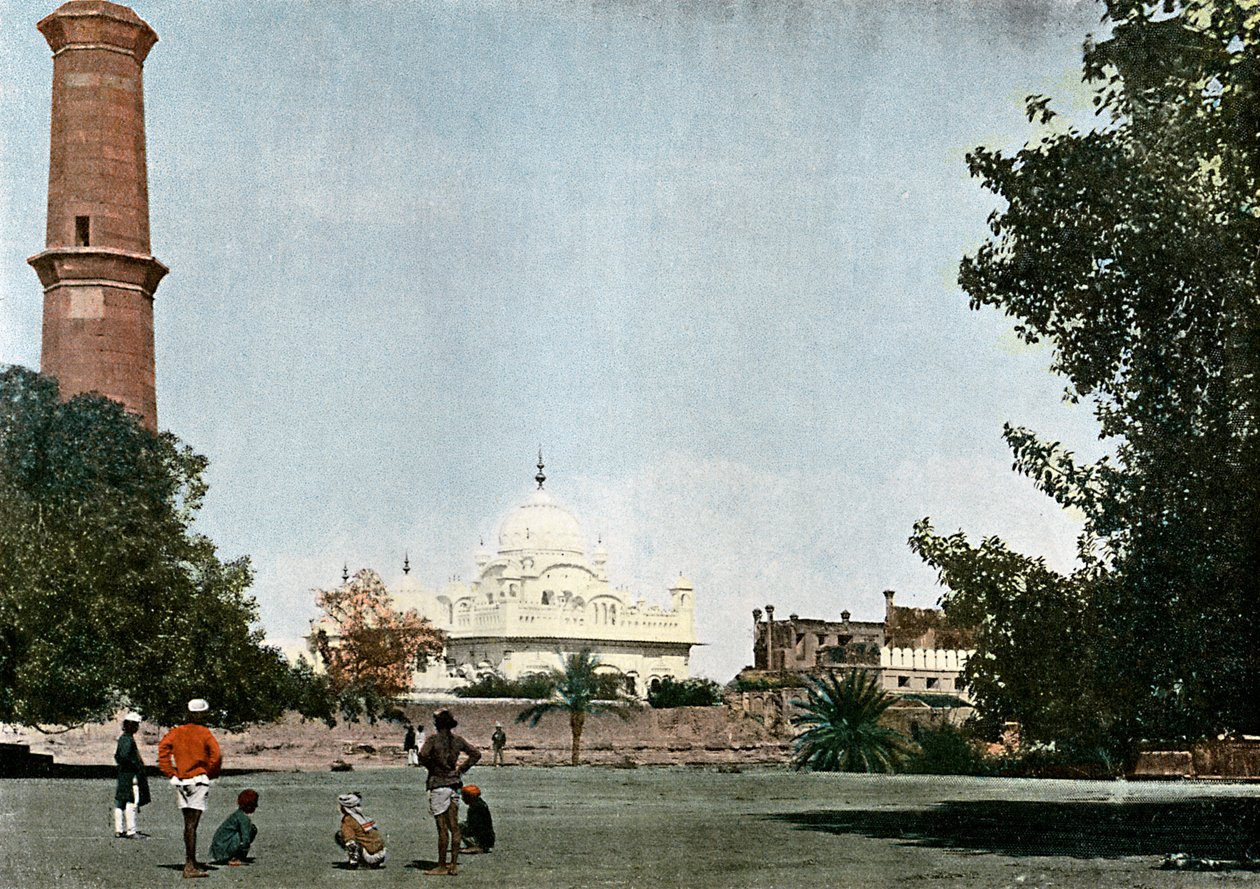 Samadhi af Ranjit Singh, Lahore, Indien, c1890 af Unbekannt