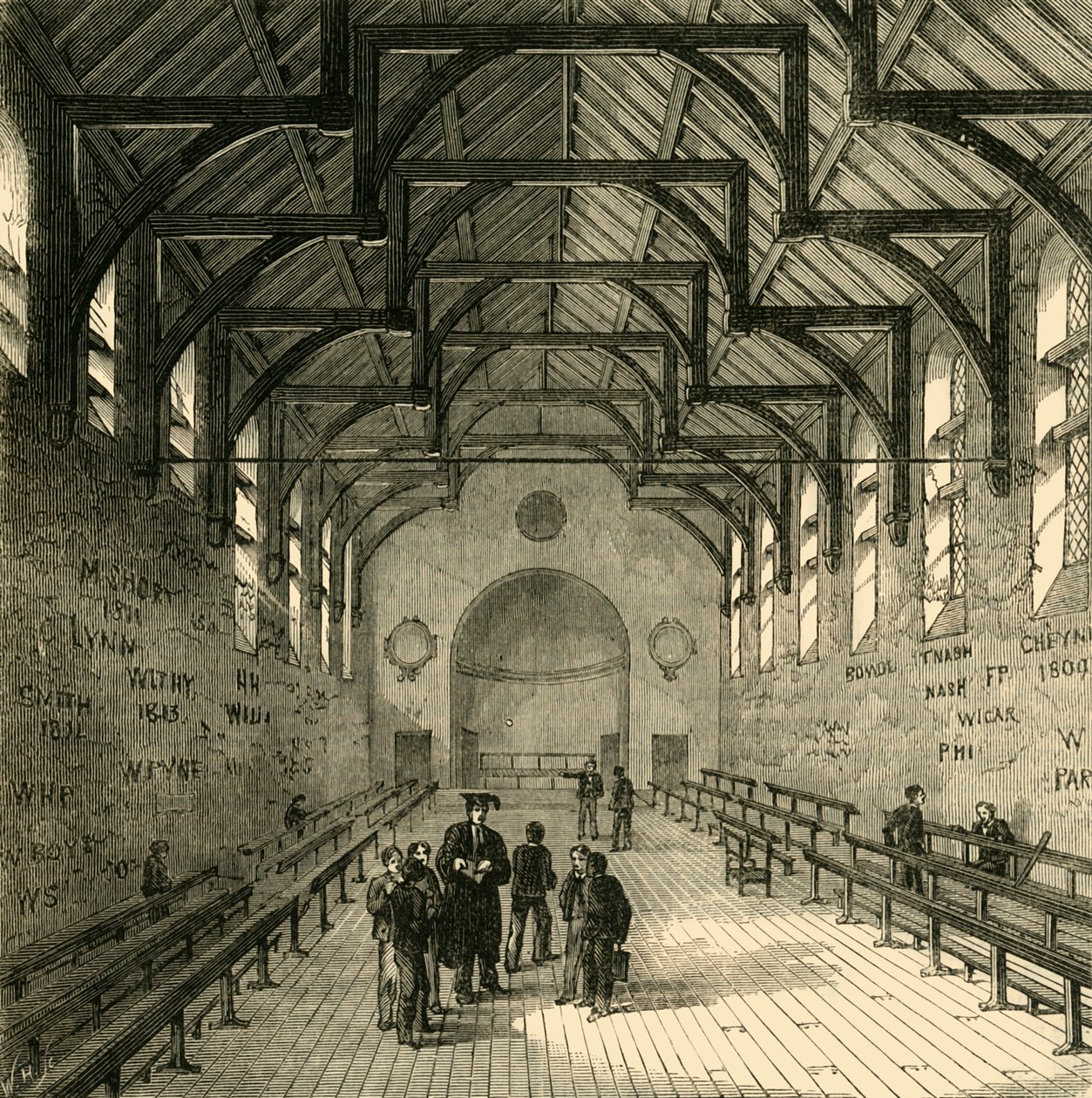 Skolestuen, 1881. af Unbekannt