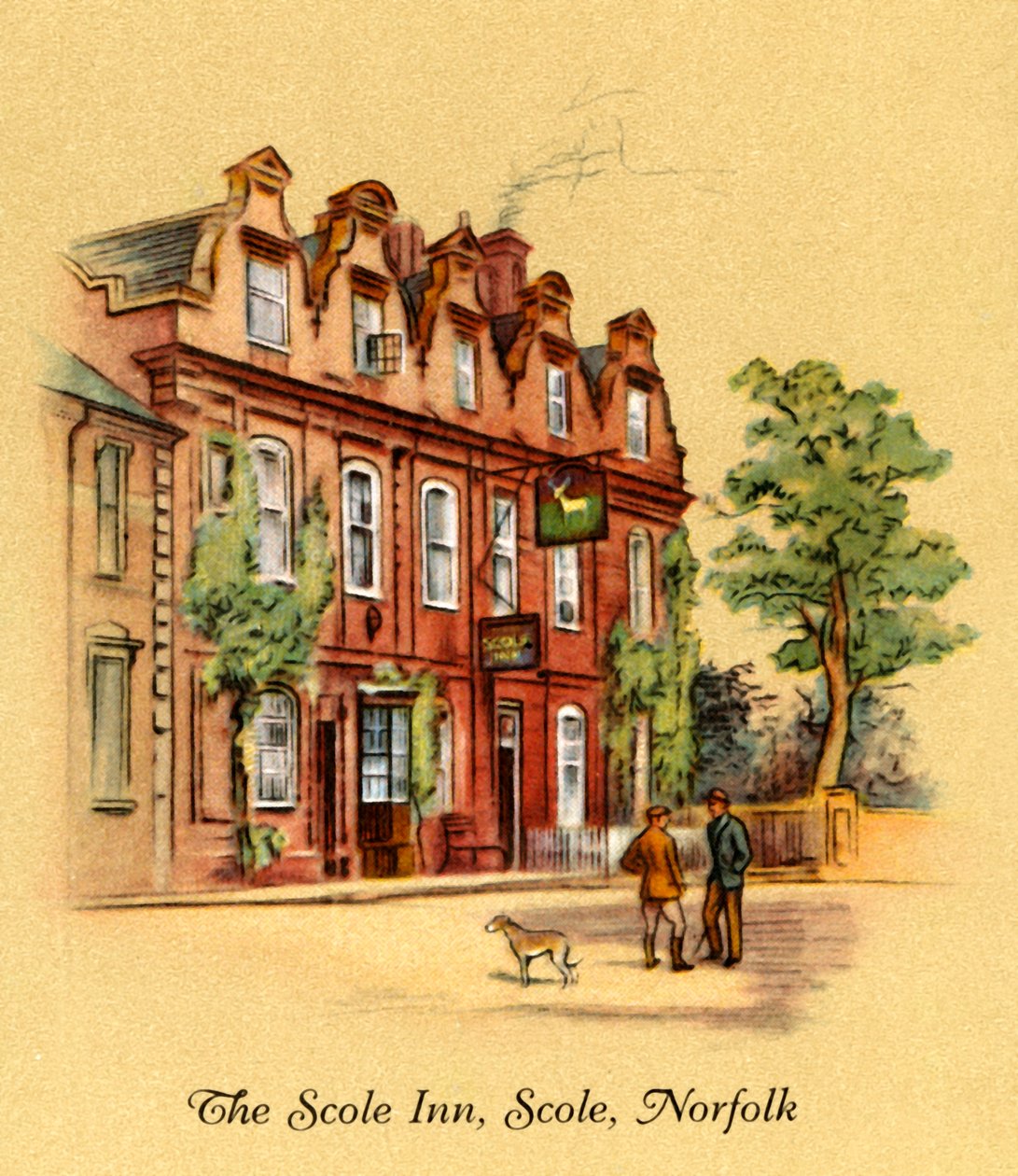 The Scole Inn, Scole, Norfolk, 1939. af Unbekannt