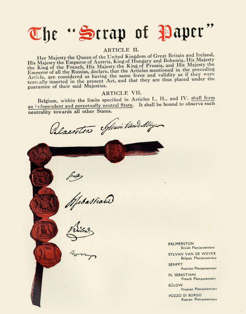 The Scrap of Paper, 1919. af Unbekannt