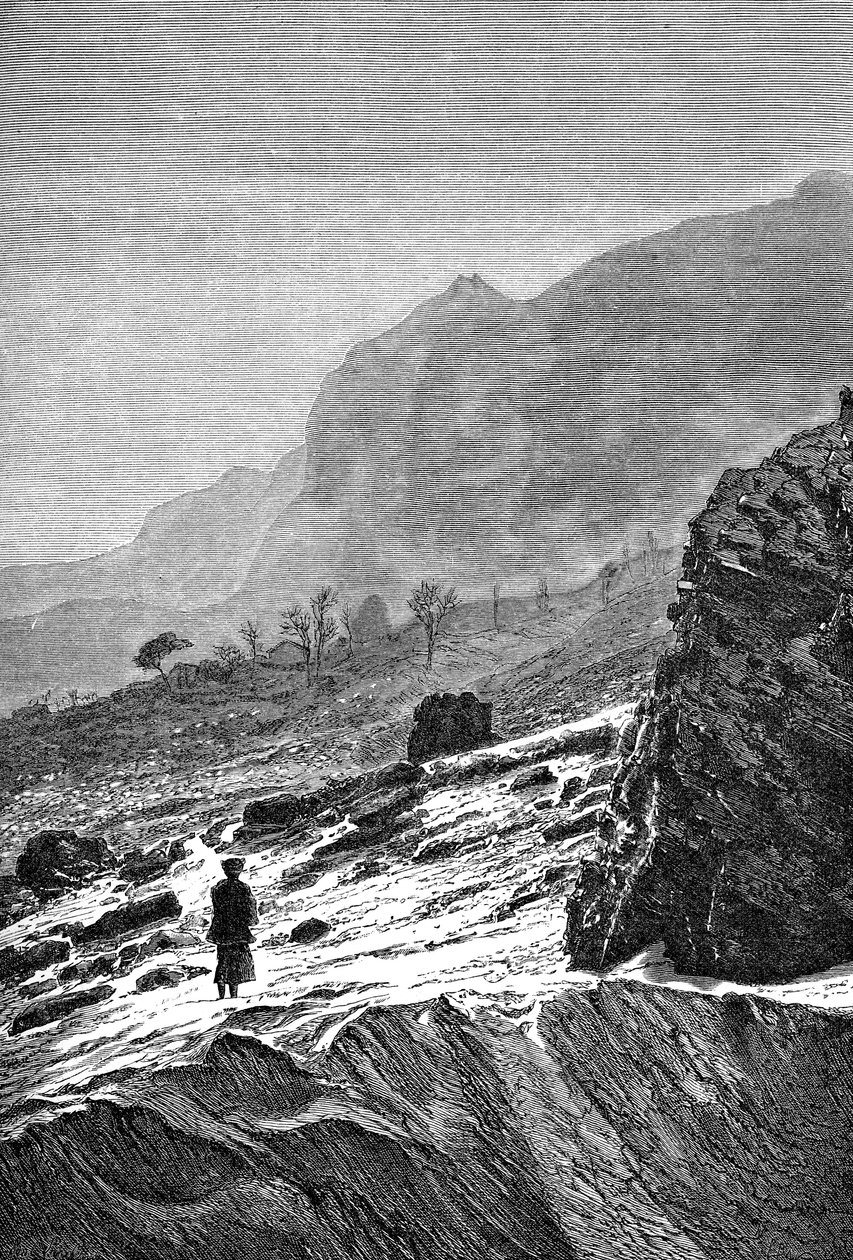Sechuen-højlandet, c1890 af Unbekannt