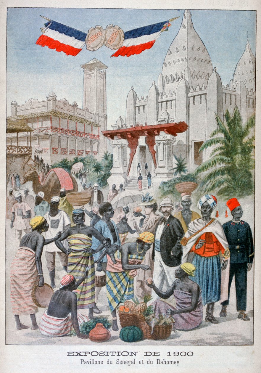 Sengalise-pavillonen på verdensudstillingen i 1900, Paris, 1900 af Unbekannt