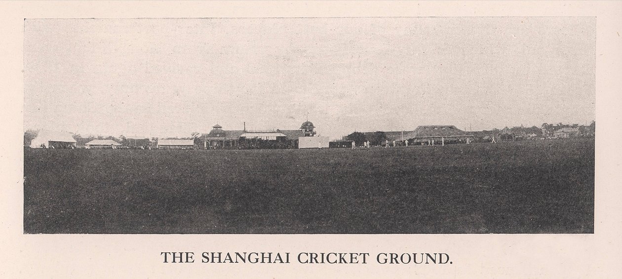 Shanghai Cricket Ground, Kina, 1912. af Unbekannt