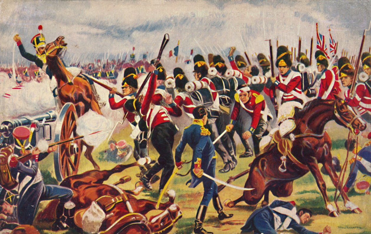 Sherwood Foresters. The Advance of The Sherwood Foresters at Salamanca, 1812, 1939. af Unbekannt
