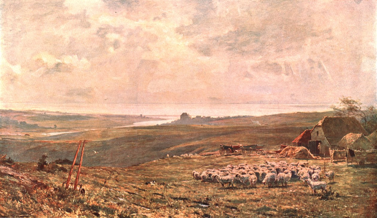 The Silver Lining of the Cloud, 1890, c1902. af Unbekannt