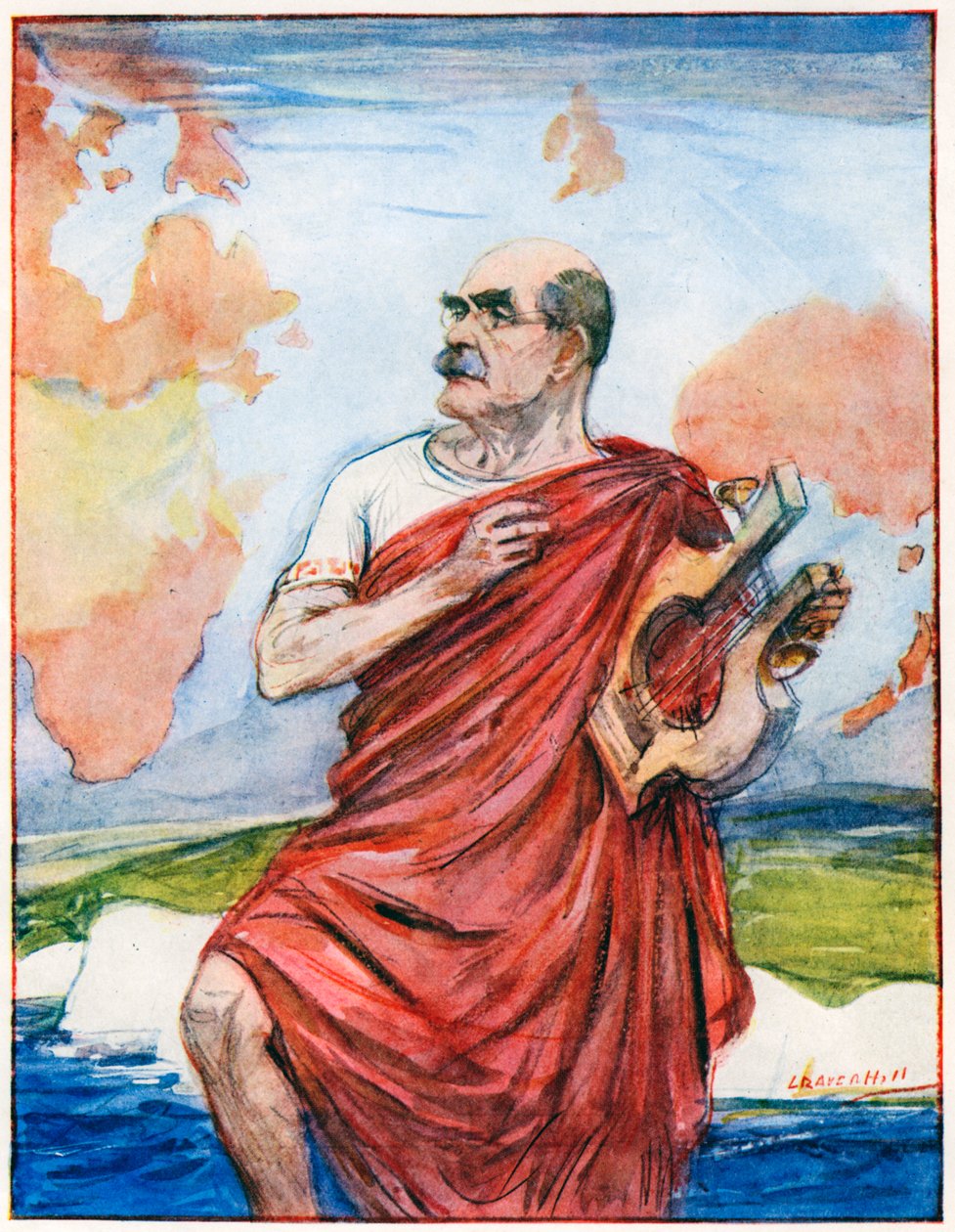 The Singer of Empire, Rudyard Kipling, 1935 af Unbekannt