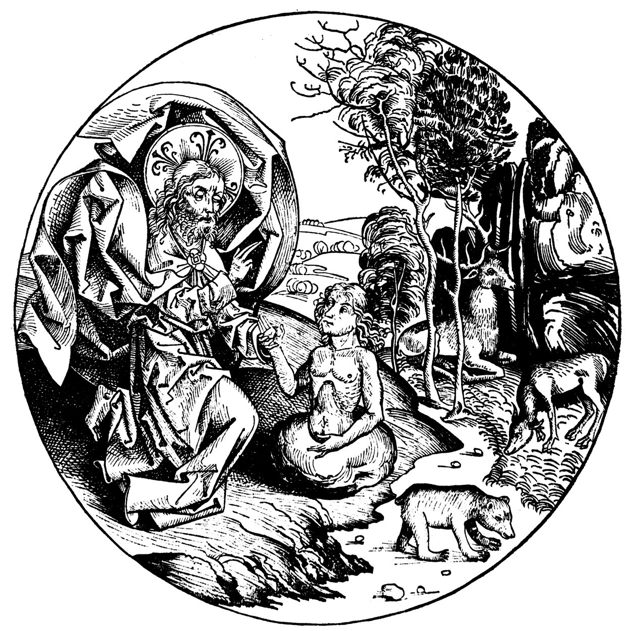Skabelsens sjette dag, 1493 af Unbekannt