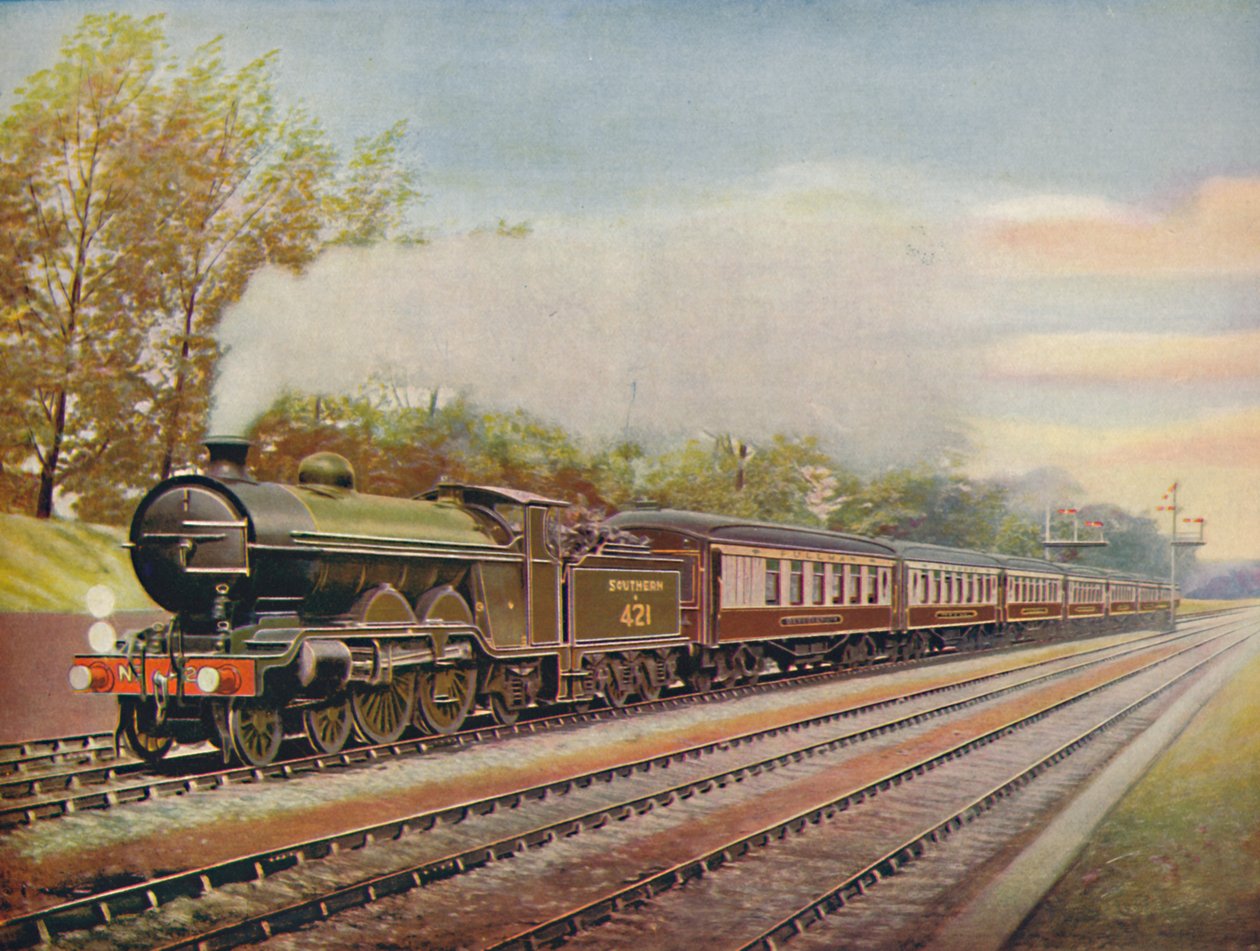The Southern Belle Express, Southern Railway, 1926 af Unbekannt