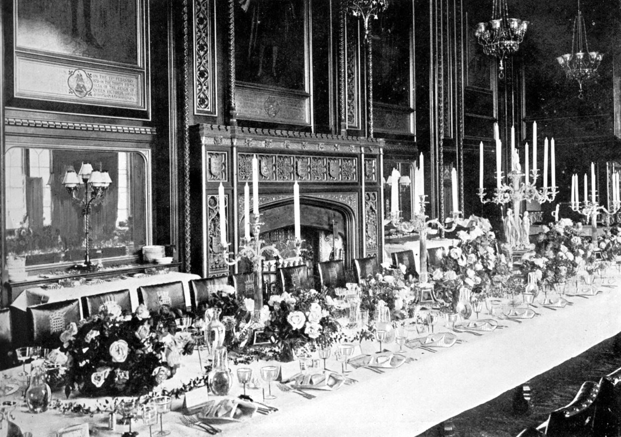 The Speakers State Dining Room, House of Commons, Westminster, London, c1905 af Unbekannt