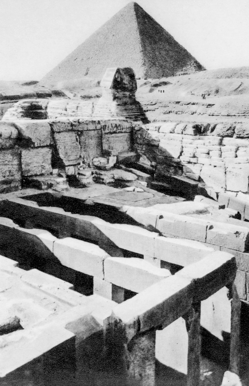 Sfinxtemplet, Cairo, Egypten, c1920