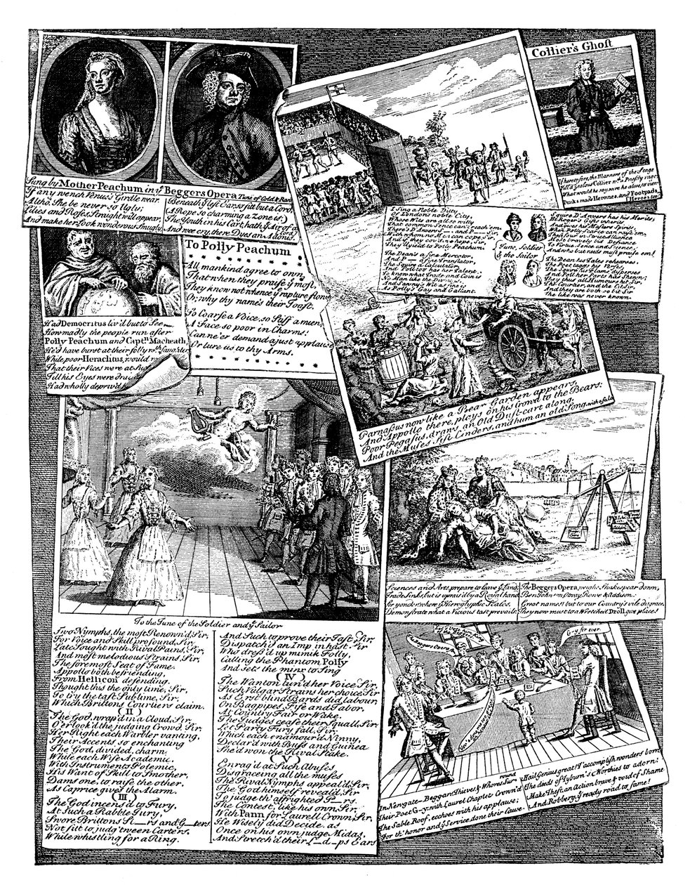 The Stage Medley, 1700-tallet af Unbekannt