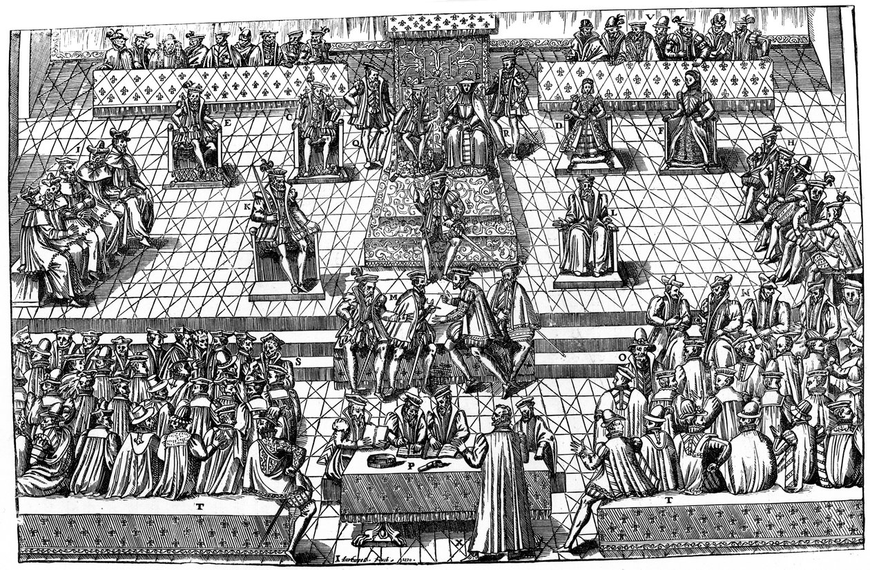 Generalstaterne i Orleans, Frankrig, 1560, 1893 af Unbekannt