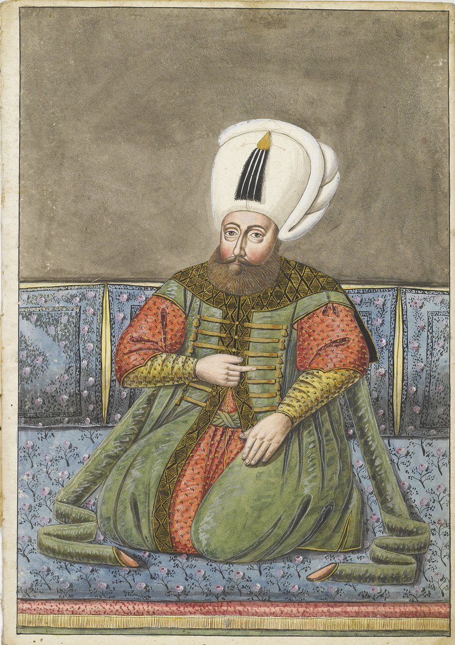 Sultanen Osman I, begyndelsen af det 19. århundrede af Unbekannt