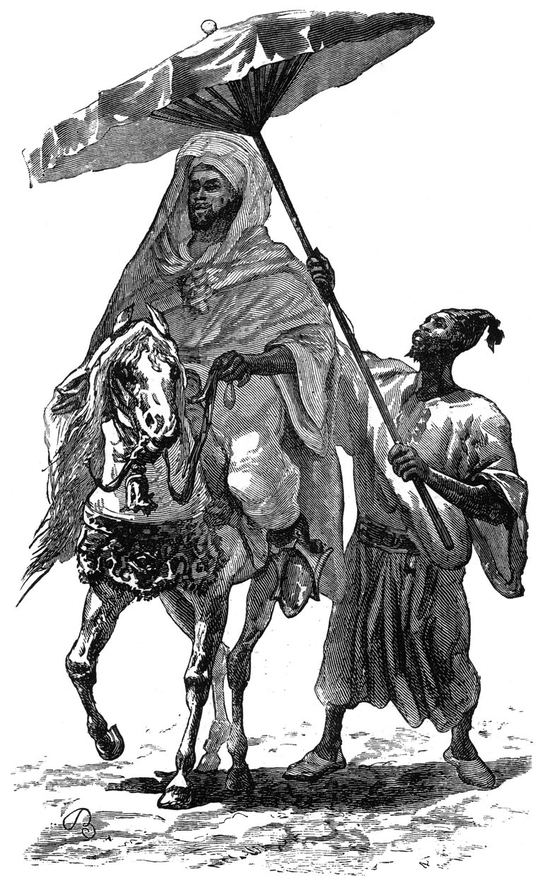 Sultanen af Marokko, c1890 af Unbekannt