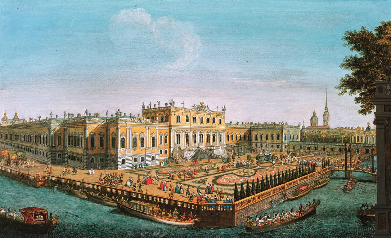 Sommerpaladset i St. Petersborg, 1753 af Unbekannt