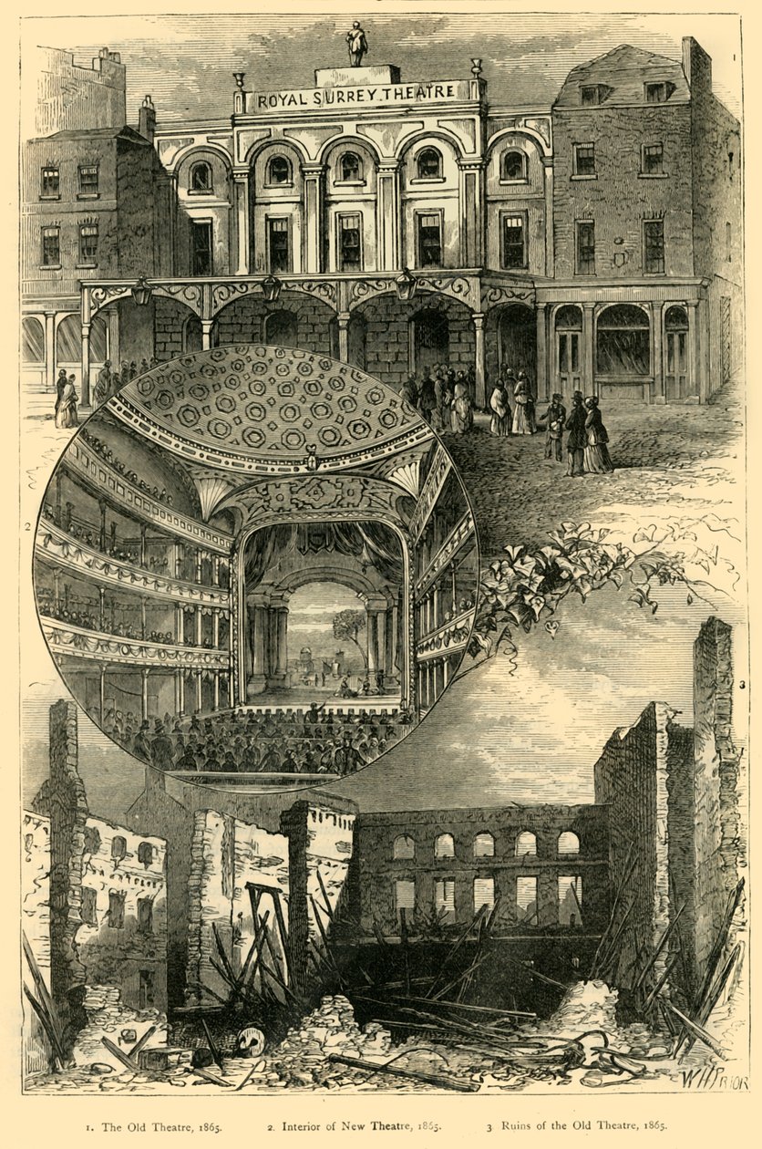 Surrey Theatre, c1878. af Unbekannt