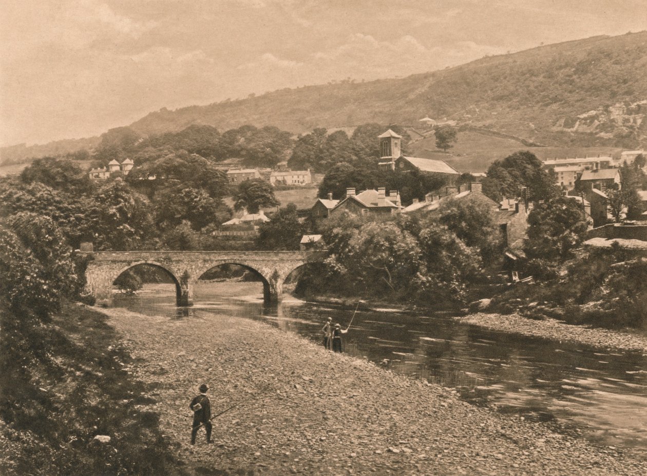 The Taff at Treforest, nær Pontypridd, 1902 af Unbekannt