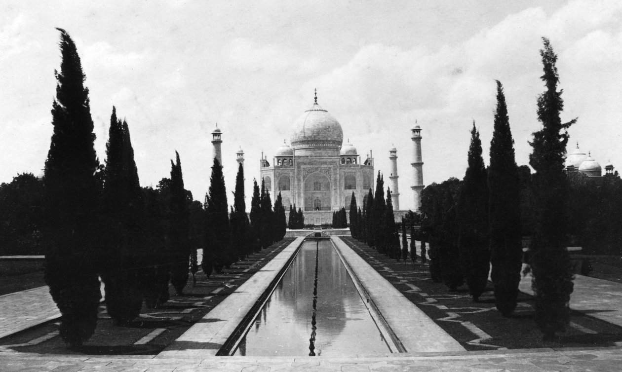 Taj Mahal, Agra, Indien, 1916-1917 af Unbekannt