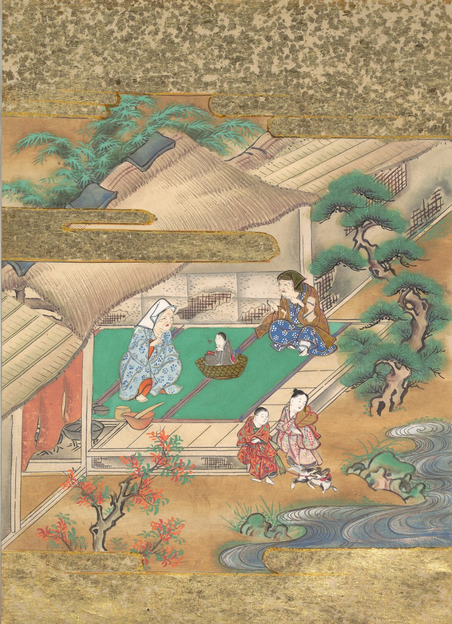 The Tale of the Bamboo Cutter, late 17th century. dani af Unbekannt