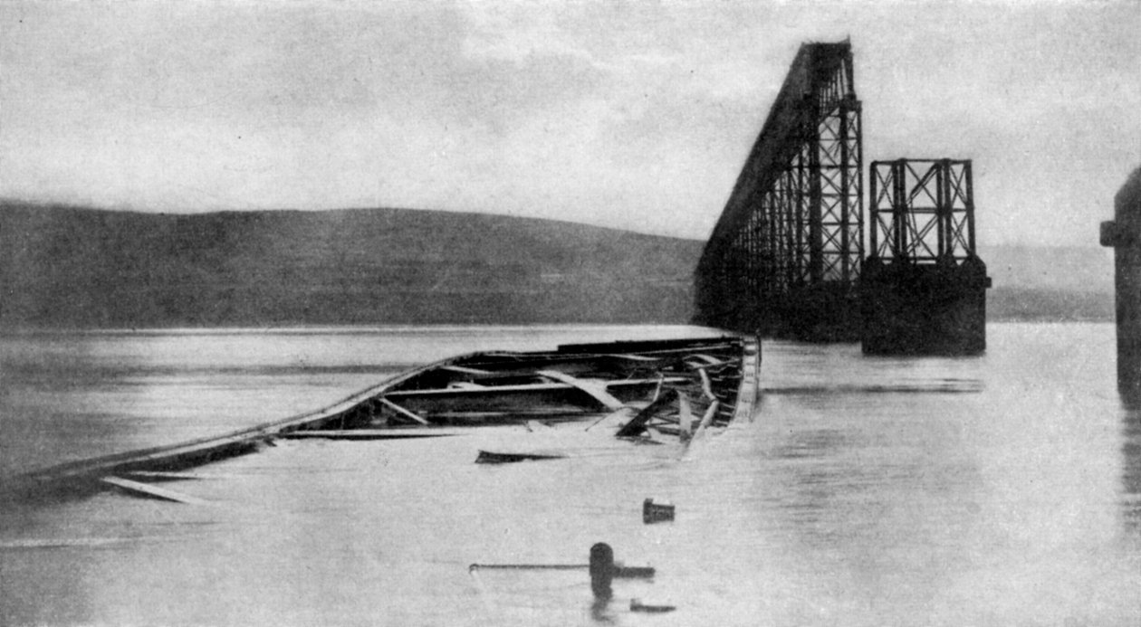 Tay Bridge-katastrofen, Skotland, 28. december 1879 1951 af Unbekannt
