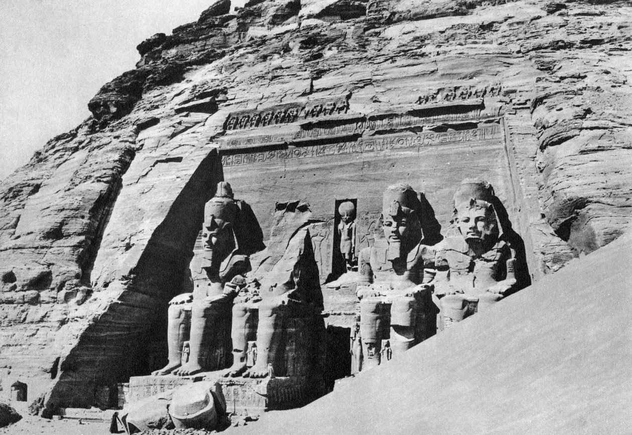 Abu Simbels tempel, Egypten, 1936 af Unbekannt