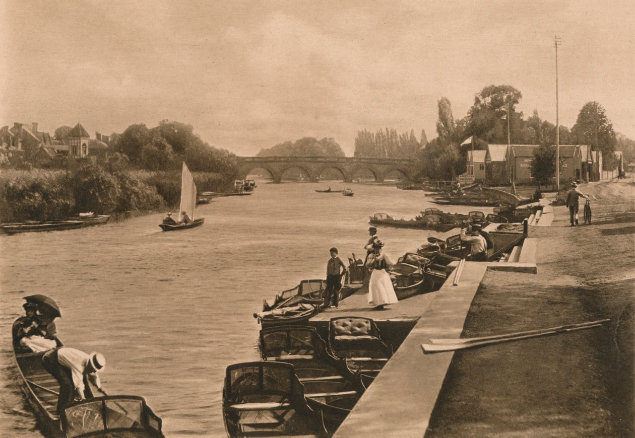 Themsen ved Maidenhead, 1902 af Unbekannt