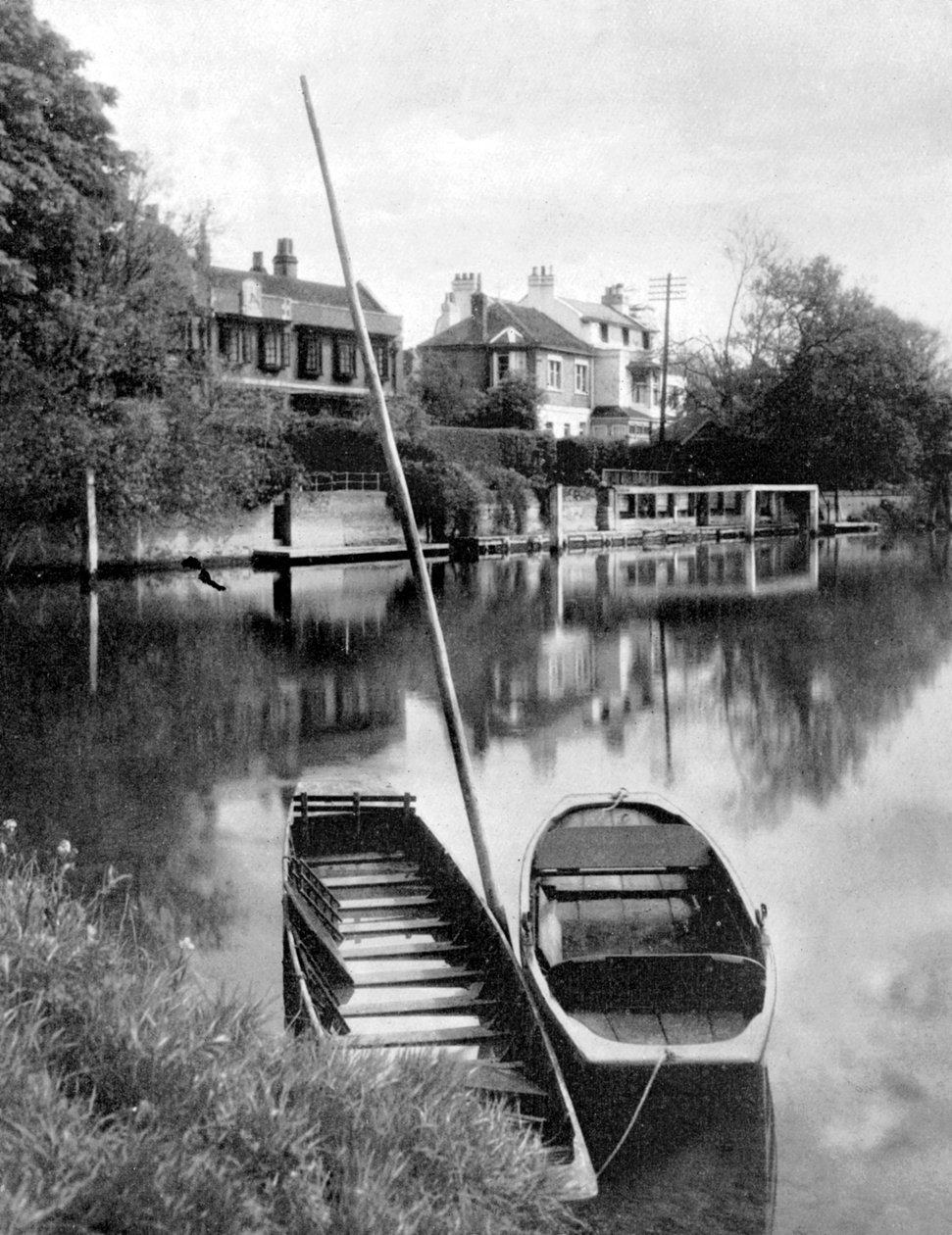 Themsen nær Weybridge, Surrey, England, 1924-1926 af Unbekannt