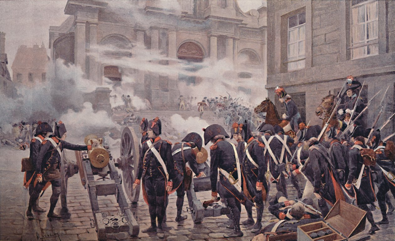 The Thirteenth Vendemiaire, 5. oktober 1795, 1896 af Unbekannt