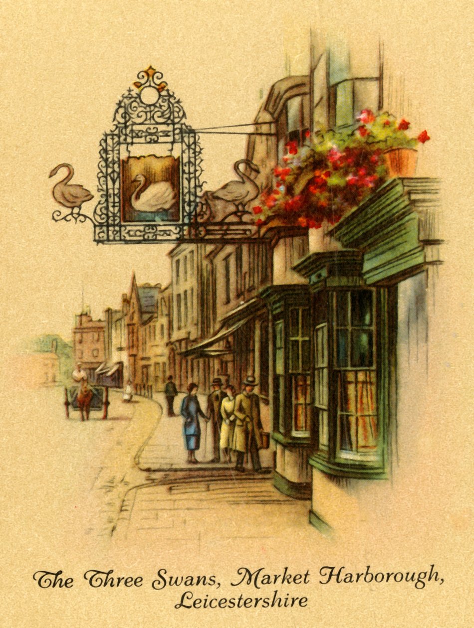 The Three Swans, Market Harborough, Leicestershire, 1939. af Unbekannt