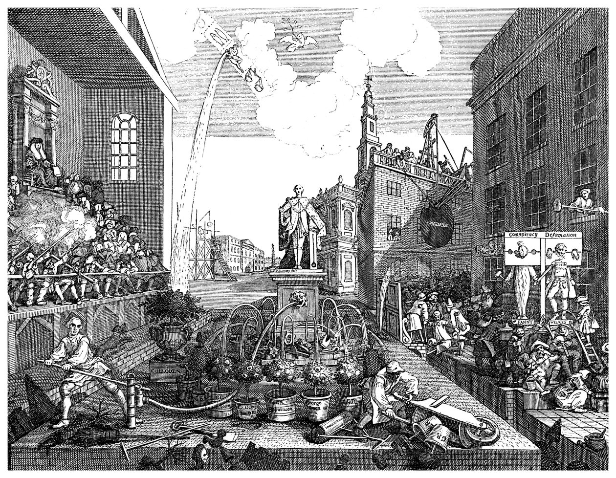 The Times, tavle II, c1762 1895 af Unbekannt