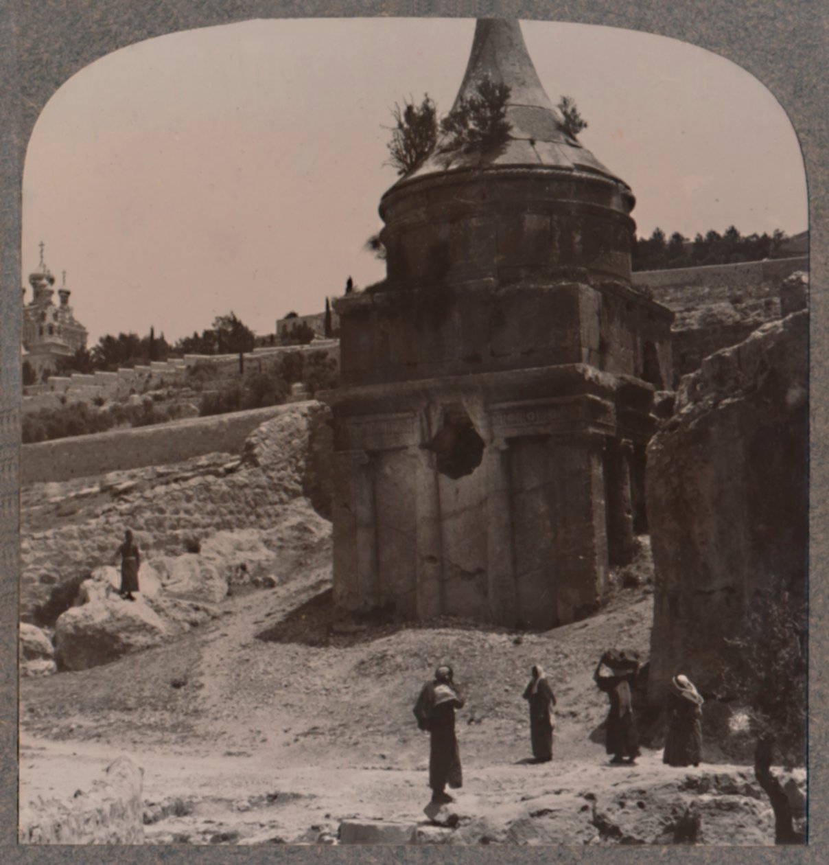 Absaloms grav i Josafats dal, omkring 1900 af Unbekannt