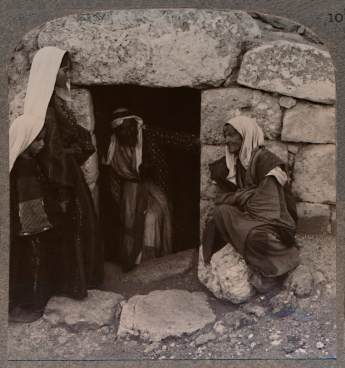 Lazarus grav, Betania, omkring 1900 af Unbekannt