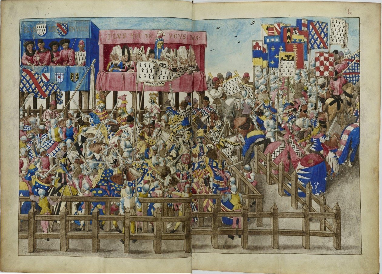 The Tournament Book of René dAnjou, ca 1447 af Unbekannt
