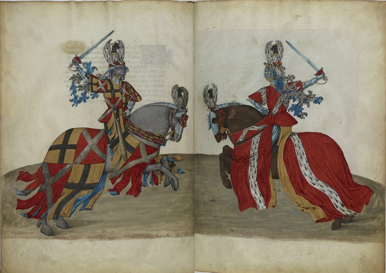The Tournament Book of René dAnjou, ca 1447 af Unbekannt