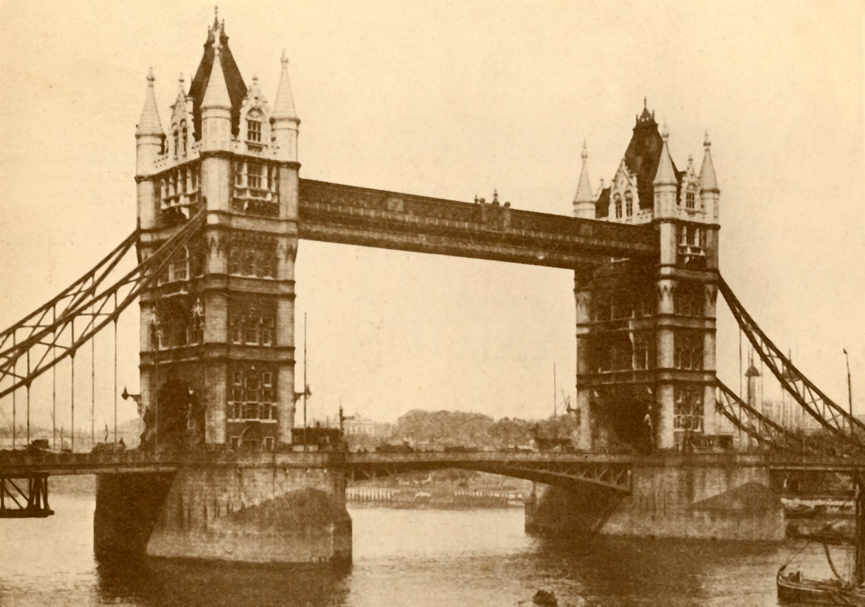 Tower Bridge, London, c1930. af Unbekannt