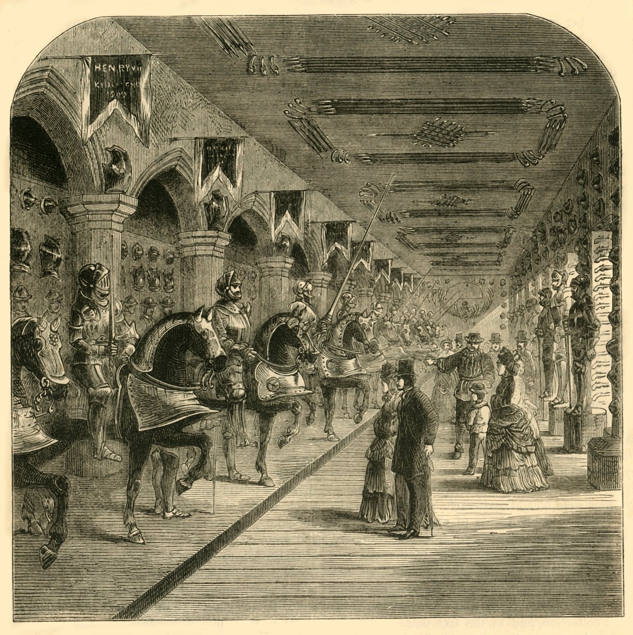 Tower Horse Armoury, c1872. af Unbekannt