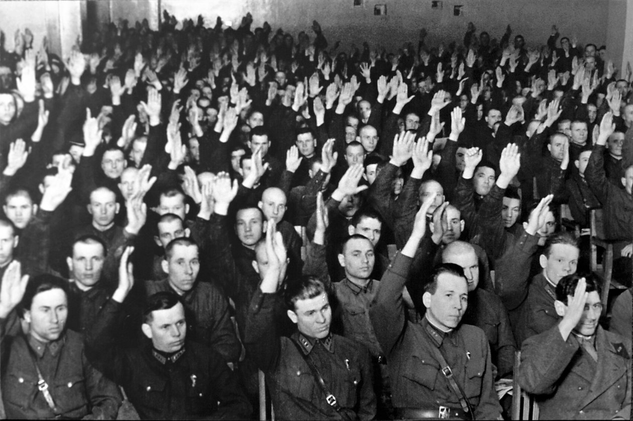 Retssagen mod de Enogtyve, Moskva, USSR, 1938. af Unbekannt