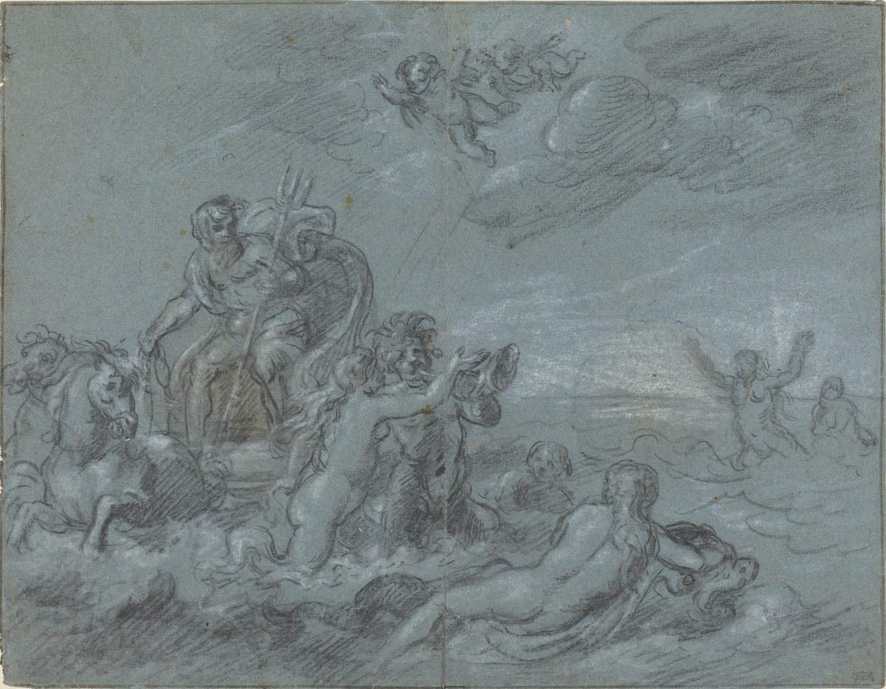 Neptuns triumf, 1700-tallet. af Unbekannt